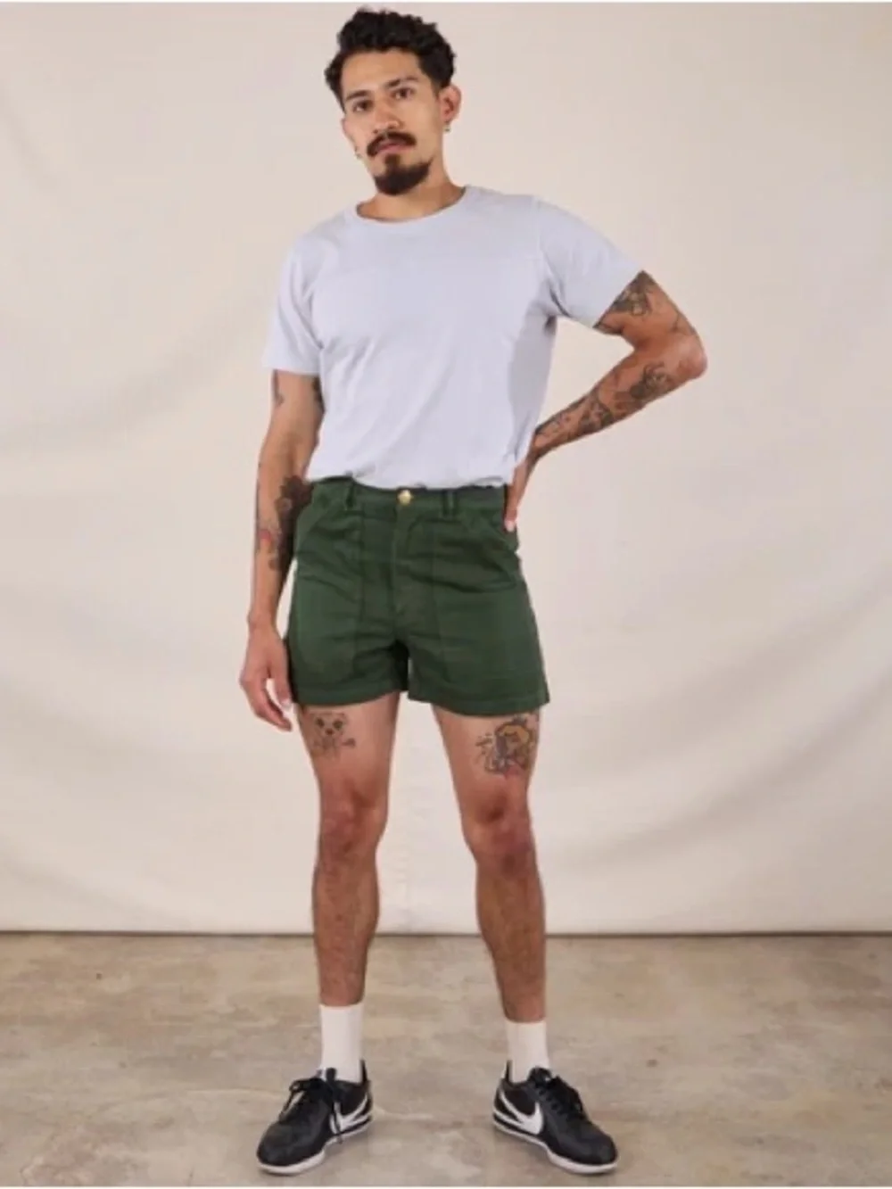 Big Bud Press Work Short Green